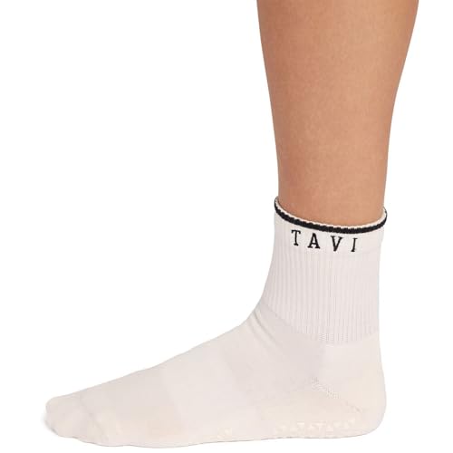 Image of TAVI Aria Pilates Socks - Grip Socks for Women with Non-Slip Grippy Sole and Arch Support, Wear for Yoga, Barre, Dance