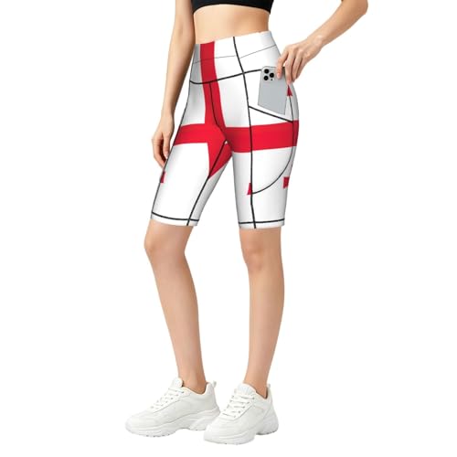 Legging yoga imprimé drapeau Géorgie pour femme fière