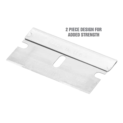 Paint Masking Razor Cutter OEMTOOLS 25181 Razor Blades, 100 Pack, Steel Safety Box Cutter ...