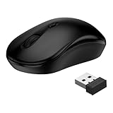 Wireless Mouse for HP Dell Lenovo Laptop, 2.4GHz Computer Mouse with USB Receiver, Portable Cordless Mice for Windows Linux Mac OS PC Laptop Desktop ChromeBook Office Home HP Dell Lenovo Laptop Mice