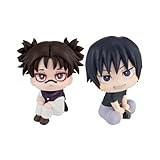 Zhongkaihua 2 figuras de JJK Choso/Fushiguro Toji, figura de anime, figuras de acción JJK, modelo sentado, colección de decoración de escritorio, PVC, 2 unidades