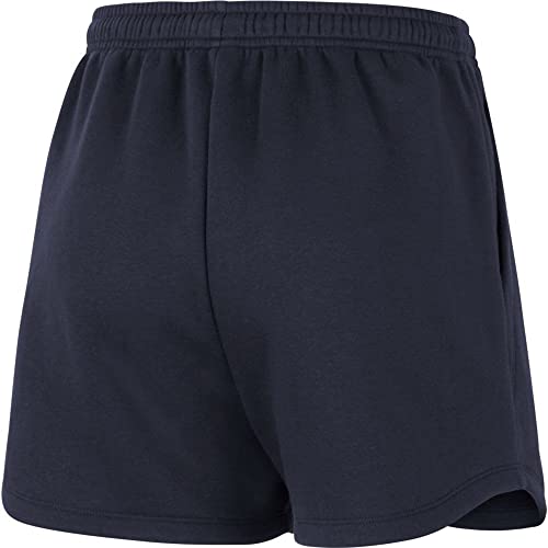 NIKE Damen W Nk Flc Park20 Kz Shorts, Obsidian/White/White, XL EU – Ansicht 4