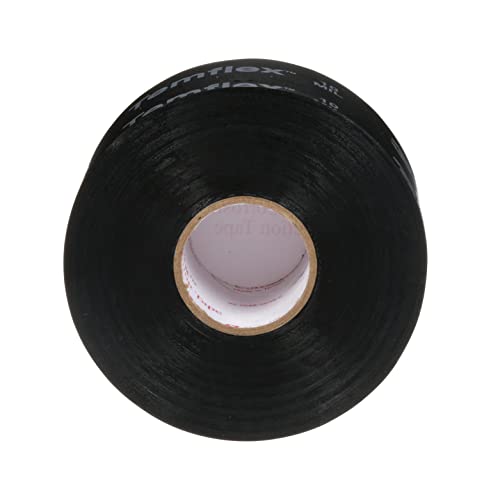 3M Temflex Vinyl Corrosion Protection Tape 1100, Printed, 2 in x 100 ft, Black