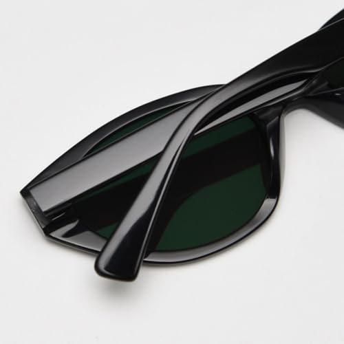 Lunettes de soleil en acétate haut de gamme style Cat Eye chic - 4