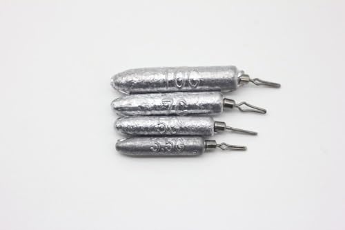Set 20 piezas de plomos para pesca de 4 tamaños miniatura 7