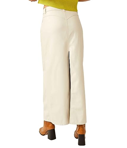 Free People Women's City Slicker Vegan Maxi Skirt2