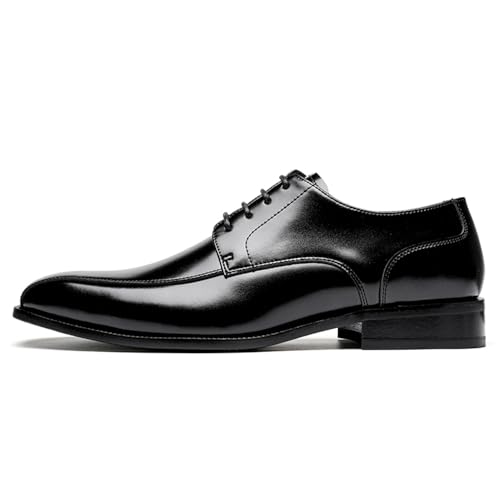 Mens Dress Shoes Oxford Style Formal Classic Lace Up Business Casual Uniform Modern Work Wedding Shoes2