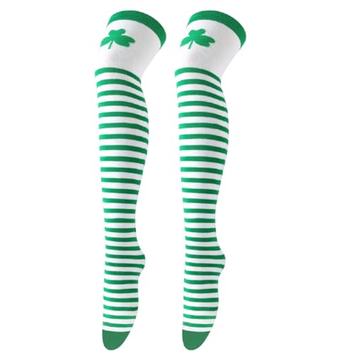 Image of Knee High Socks Women Crazy Socks Striped