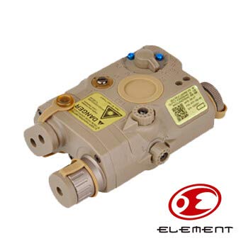 Combinato Torcia Laser LA-5/PEQ-15 Laser Pointer Tan Fucile Softair M4 G36 AK MP5 Scar CM16 (EL-EX276T)