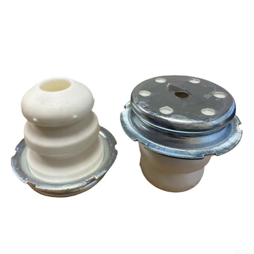 Honseadek 2 topes de eje trasero ABS blanco compatibles con Mk8 2014+ y Custom 2014+, OEM BK314002DC 2038129 2038874 tope de suspensión de repuesto