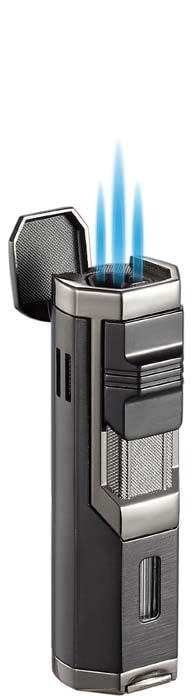 Encendedor Visol Andes Triple Torch con Punch integrado miniatura 4