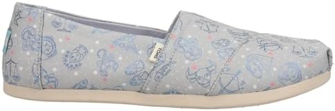 TOMS Women's Seasonal Classic Alpargata Mid Grey Foil Mystic Sky | Image 2