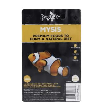Frozen Fish Food Mix, Tropical & Coldwater, Bloodworm, Mysis, Brine Shrimp, Daphnia, Tubifex, Tropical Sextet (5, Mysis)