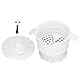 Travel Cookwear, Faltbarer Elektrischer Hot Pot-Kocher, 800 W, 1,2 L, Reisetopf für Camping, Büro, Hotel, Nudelbrei-Suppe (EU -Stecker 220 V)