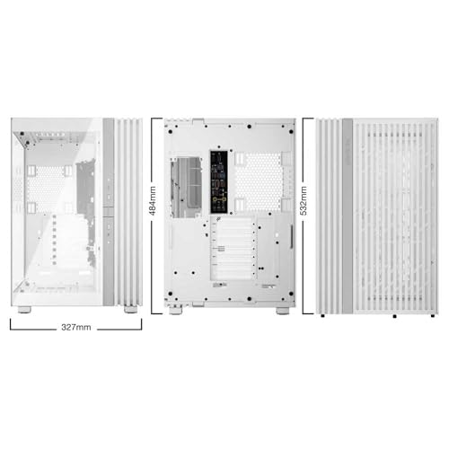 Image of be quiet! Light Base 900 DX White PC Case, Fully Windowed Front and Side | Dual Chamber, ARGB LED Strip, Mid Tower Gaming, Inverted and Horizontal Layout Customizable, E-ATX Motherboard Compatible