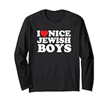 i love nice jewish boys maglia a manica