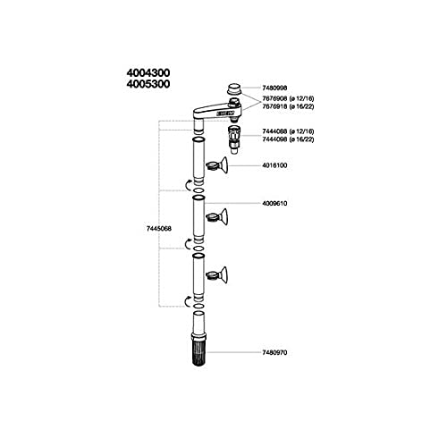 EHEIM CANNE ASPIRATION SET 1 16-22mm