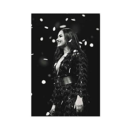 Famous Music Singer Demi Lovato Poster 1 Canvas Poster Bedroom Decor Sports Landscape Office Room Decor Gift Unframe-style124Ã—36inch(60Ã—90cm)