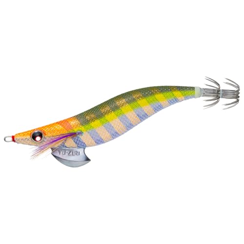 DUEL(デュエル)YO-ZURI (ヨーヅリ) エギ イカ釣り ルアー アオリーQ 【 エギング 釣具 釣り道具 釣り具 餌木 えぎ 仕掛け アオリイカ 】 3.0号 ケイムラゴールドオリーブ A1031N-KGOV