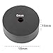 JYABSLNAJ 10pcs, Round Rubber Sheet, r Mechanical Industry Electronic Equipment, Hollow Plate, Black Pad,18 * 15 6mm