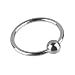 Beauty7 Stainless Steel Glans Cock Ring With Joy Ball Bead Man Male Harder Stronger Erection Enhancing Delay Premature Ejaculation Sexual Stamina Enhancer Sex Toy (1")