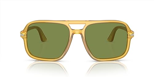 Image of Persol mens Po3328s Aviator Sunglasses