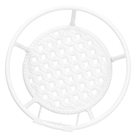 Flowerpot Rack, långvarig användning hängande korgar, hängande Flowerpot Rack, Super Anti-Rust prestanda för kök trädgård fönsterbräda balkong(white)