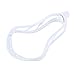 ZJchao High Strength Nylon Lacrosse Head Unstrung Lacrosse Stick Head Replacement for Competition Sports Training (White)