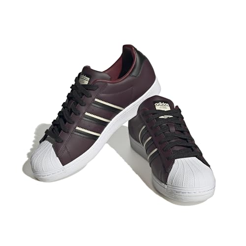 Image of adidas Originals Mens Superstar Shadow Maroon /Shadow Red /Black 9.5