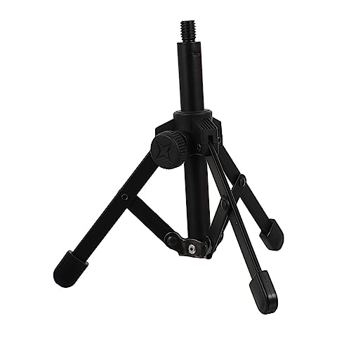 Totority Trípode Soporte De Micrófono De Escritorio Soporte De Micrófono Con Brazo Articulado Concierto Pararse Soporte Para Proyector Soporte Para Micrófono De Escritorio Aleación Black