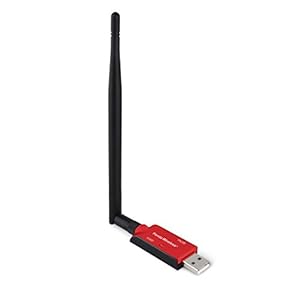 Panda Wireless® PAU0B AC600 Dual Band (2.4GHz and 5GHz) Wireless N USB Adapter W/High Gain Antenna – Windows 7/8/8.1/10/11, Chrome OS, Zorin, Mint, Ubuntu, openSUSE, Fedora, Kali Linux and Raspbian