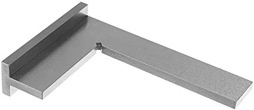 Precision Machinist Square 4 Inch Engineer Square 90 Degree Right Angle Ruler Ground Steel Hardened with Seat 100 x 70mm