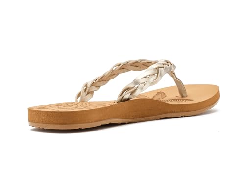Image of Roxy Women's Feel Breezie Braided Flip Flop Sandal