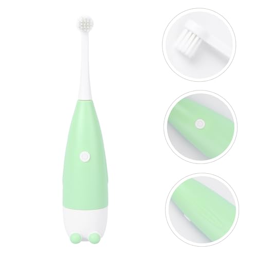 SOESFOUFU elektrische zahnbürste für kinder elektrozahnbürsten kinder Kinderzahnbürste mit Batterie Kinderzahnbürste mit wasserdichtem Design Elektrische Zahnbürste für Kleinkinder – Bild 6