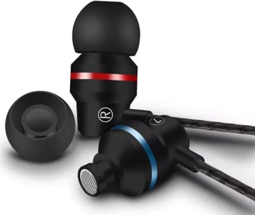 In-Ear 3.5mm Wired Headphones, Noise-Canceling Earphones Stereo Mic Headset with Microphone Noise Isolating and Deep Bass, Tangle Free Cable Earphones Compatible for iphones 6S & All Android devices In-Ear 3.5mm Wired Headphones, Noise-Canceling Earphones Stereo Mic Headset with Microphone Noise Isolating and Deep Bass, Tangle Free Cable Earphones Compatible for iphones 6S & All Android devices