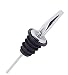 Tiger Chef Stainless Steel Classic Bottle Pourers w/ Tapered Spout Medium-Fast Flow Pourer (12)