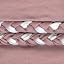 Double Braid - Pink Blush/White
