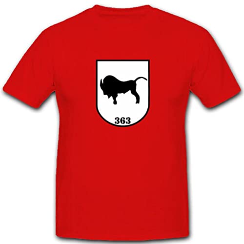T-Shirt Bison Militaire Bataillon Bundeswehr Rouges pzbtl363 Taille S
