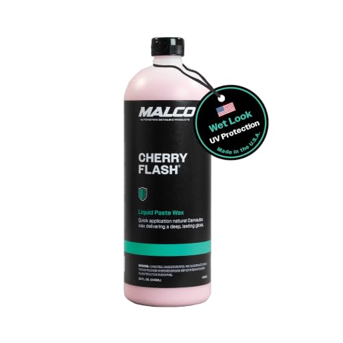 Malco Cherry Flash Automotive Liquid Paste Wax for...