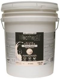 True Value HP10-5GAL Premium WeatherAll Exterior 100-Percent Acrylic Latex Primer, 5-Gallon
