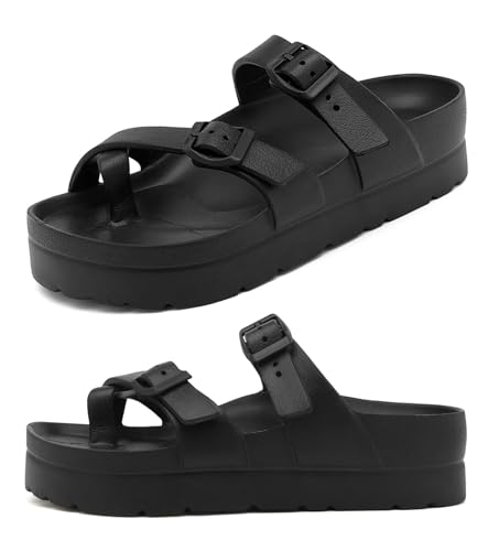 Haifago Women's Adjustable Platform Sandals