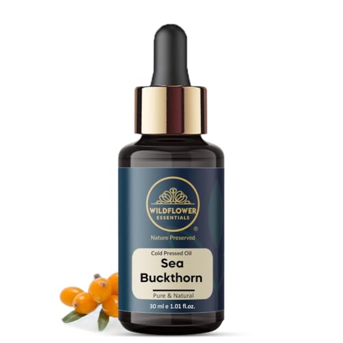 Image of Sea Buckthorn Oil Cold Pressed Rich in Omega 3,6,7,9 for Face Skin Hair & Body Hydration Pure & Natural (30ml)