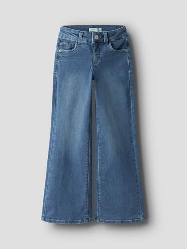NAME IT Mädchen Nkfpolly X-Wide Jeans 3057-Fr Noos, Medium Blue Denim, 98 – Ansicht 5