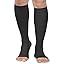 Knee High Open Toe Black