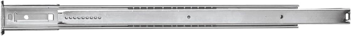 Bottom Centered Drawer Mount, Not Compatible with Side Mount Drawers, Heavy Duty Center Drawer Slide for Cabinet & Dresser Drawers, Easy Open & Soft Close Glide Track, 12 Inch, 5 Pack