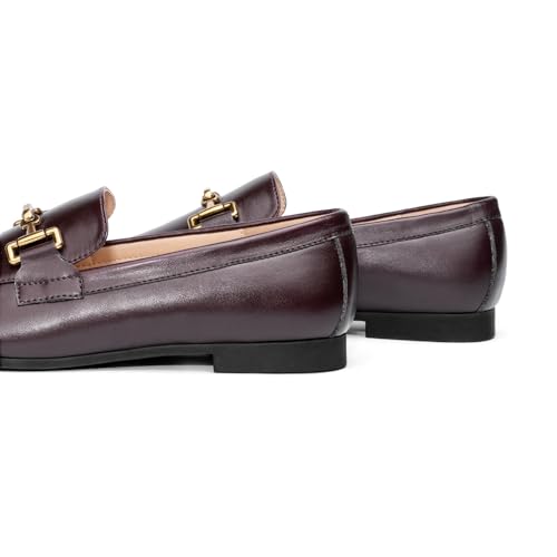 Image of C.Paravano Loafers for Women | Penny Loafers | Slip-on Flats Shoes | Moccasin for Walking | Women's Loafer Flat | Business Casual Shoe