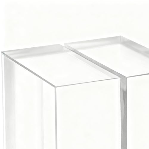 Porte-numéros de table design acrylique transparent éclat cristallin
