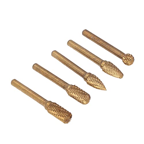 Set de 5 fresas de carburo de tungsteno miniatura 4