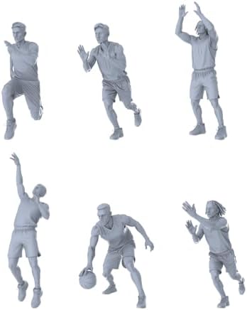 MRY-SFW 1/76 Basketball Players 6-Pack Hobby Painting image 2