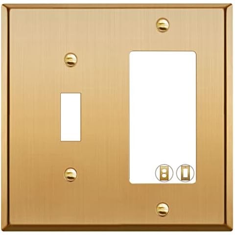Rio Salto Gold Light Switch Cover Plate Cover